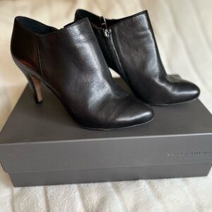 Vince Camuto Black Nappa leather booties